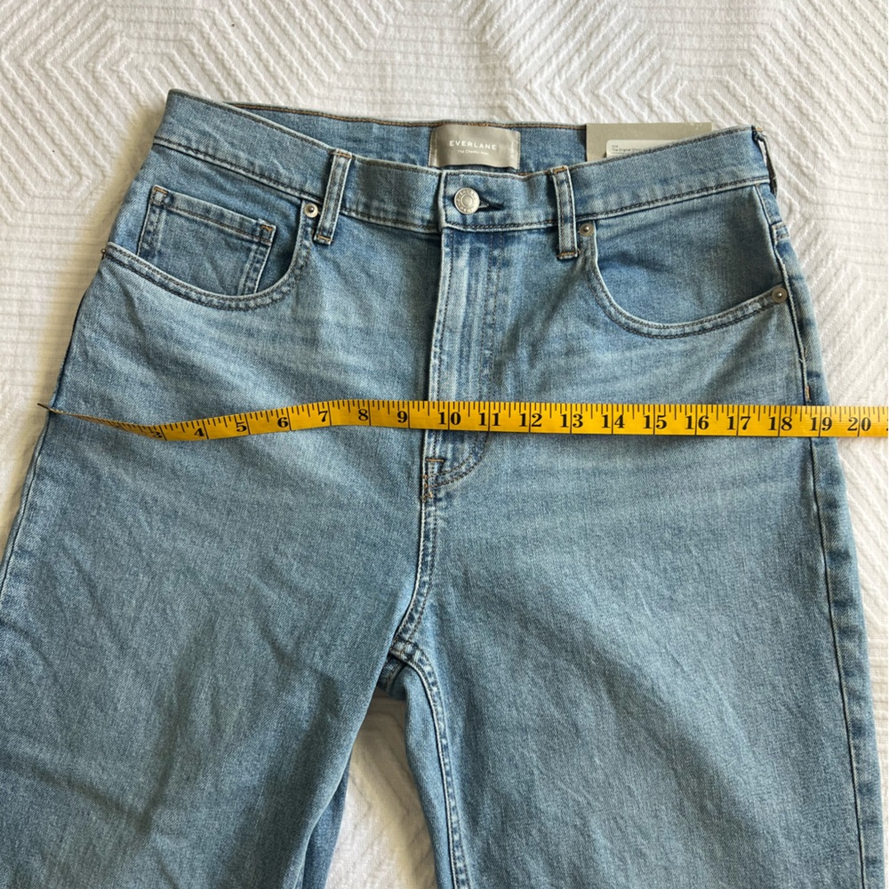 NWT - Everlane - “The Cheeky Jean” regular length - 30 Classic Blue  Jeans - Picture 7 of 12